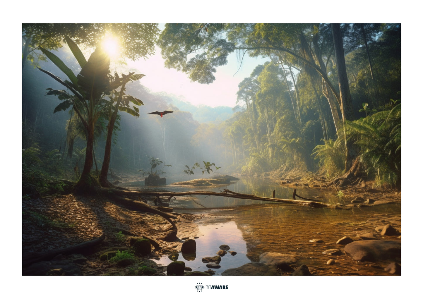 Borneo Nature Print - BE AWARE