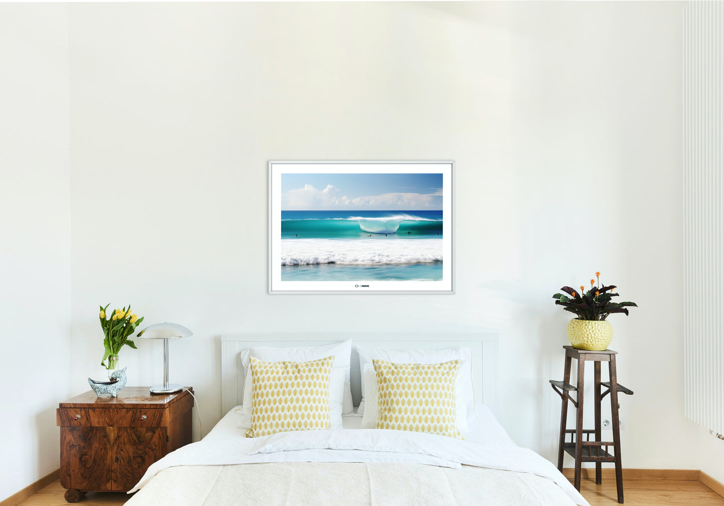 Pipeline Surf Print - BE AWARE